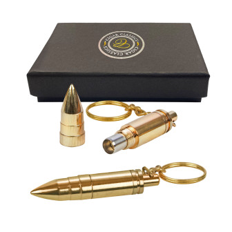 ACCESSORIES Golden 9mm bullet punch rs