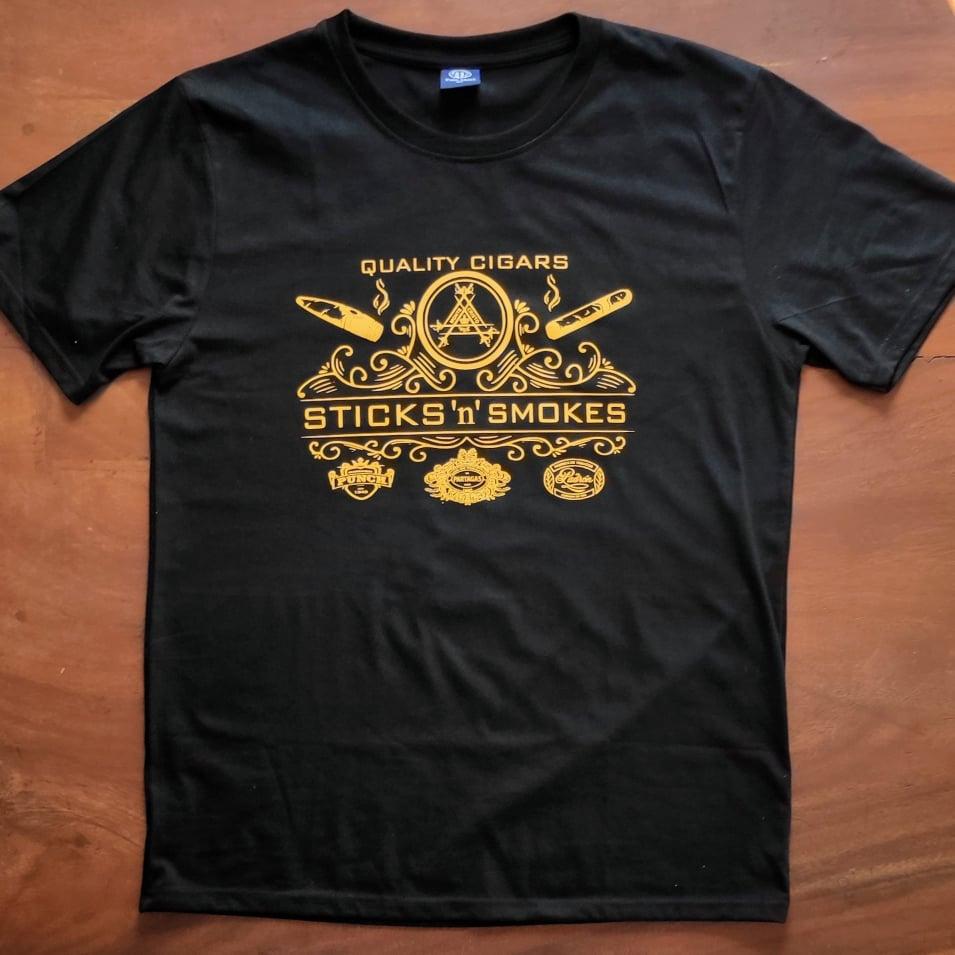 ACCESSORIES STICKS 'n' SMOKES QUALITY T-SHIRT /Sizes available: M, L, XL, XXL (Asian sizes, comparable to Western SIzes: S, M, L, XL)