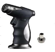 ACCESSORIES Tabletop torch lighter . 4 Jet torch, color black with punch cutter