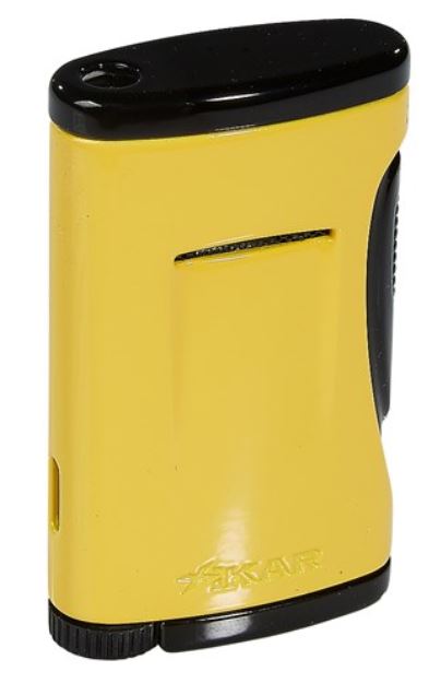 ACCESSORIES Xikar Xidris Jet Yellow Single Torch Lighter. Sleek, yellow finish and is easy to use. It's everything you want out of a lighter - easy to light, easy to refill, gas tank window.