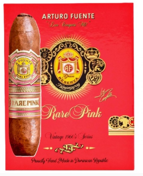 ARTURO FUENTE Arturo Fuente Rare Pink 1960's Series Queen of Hearts