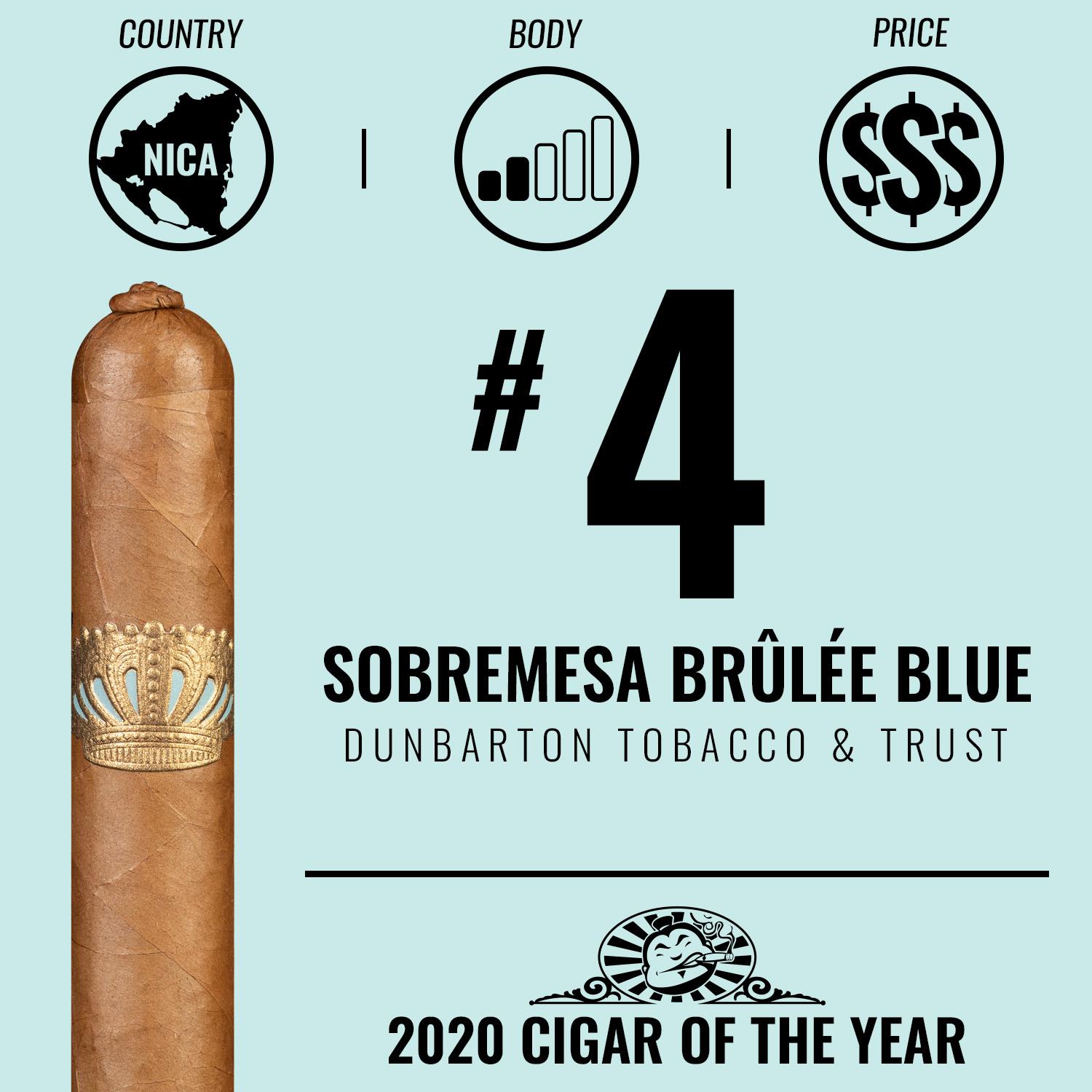DUNBARTON TOBACCO & TRUST Sobremesa Brulee Blue
