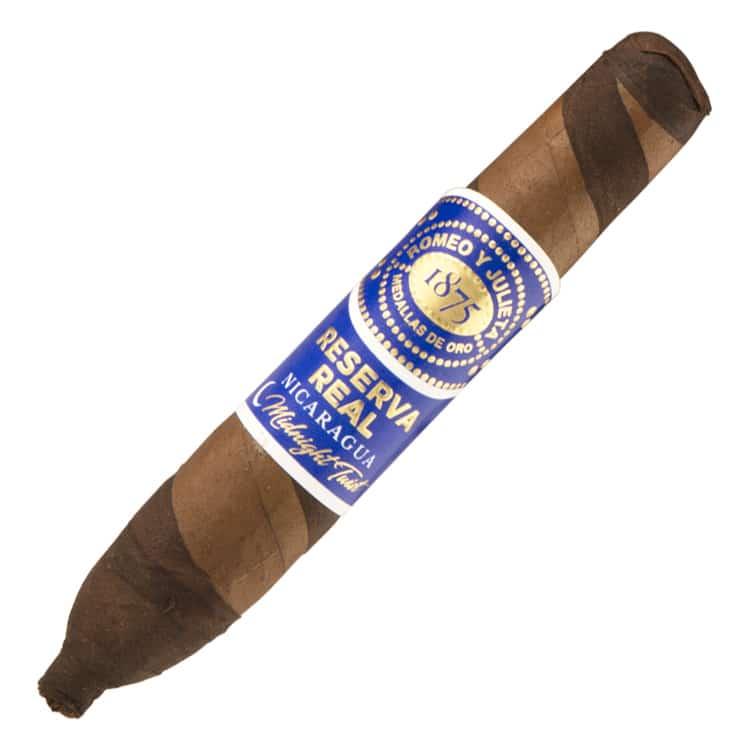 ROMEO Y JULIETA Romeo y Julieta Reserva Real Nicaragua Midnight Twist Twisted Love Story / Perfecto 4"1