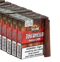 TOSCANO Toscanello Aroma Caffe / cigarillo 3 * 38 (pack of five)